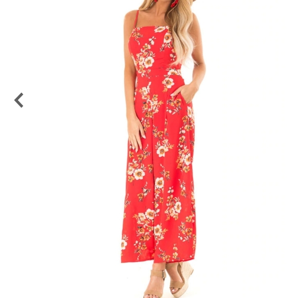 Tie back jumpsuit - Picture 1 of 6